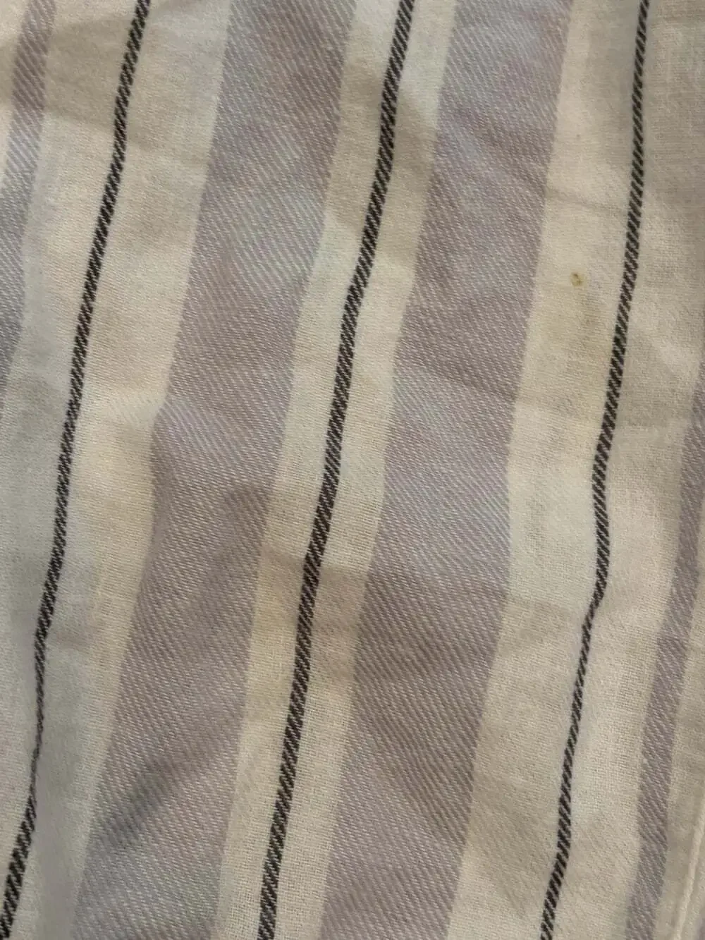 Gymboree Pants Boys Size S Grey Striped Linen Blend Elastic Waist Draw String